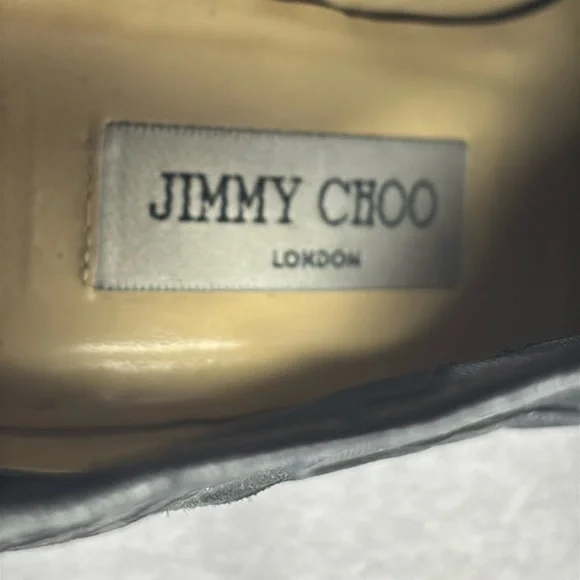 Jimmy Choo Snakeskin Platform Stiletto Ankle Boots Luxe Rare - Picture 2 of 11